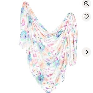 Copper Pearl Swaddle & Matching headband - Bloom